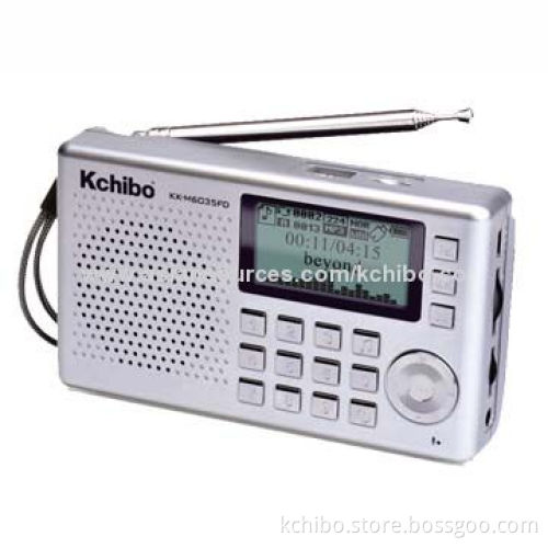 MP3 Radio with Repeat Function, Digital Clock and Backlight